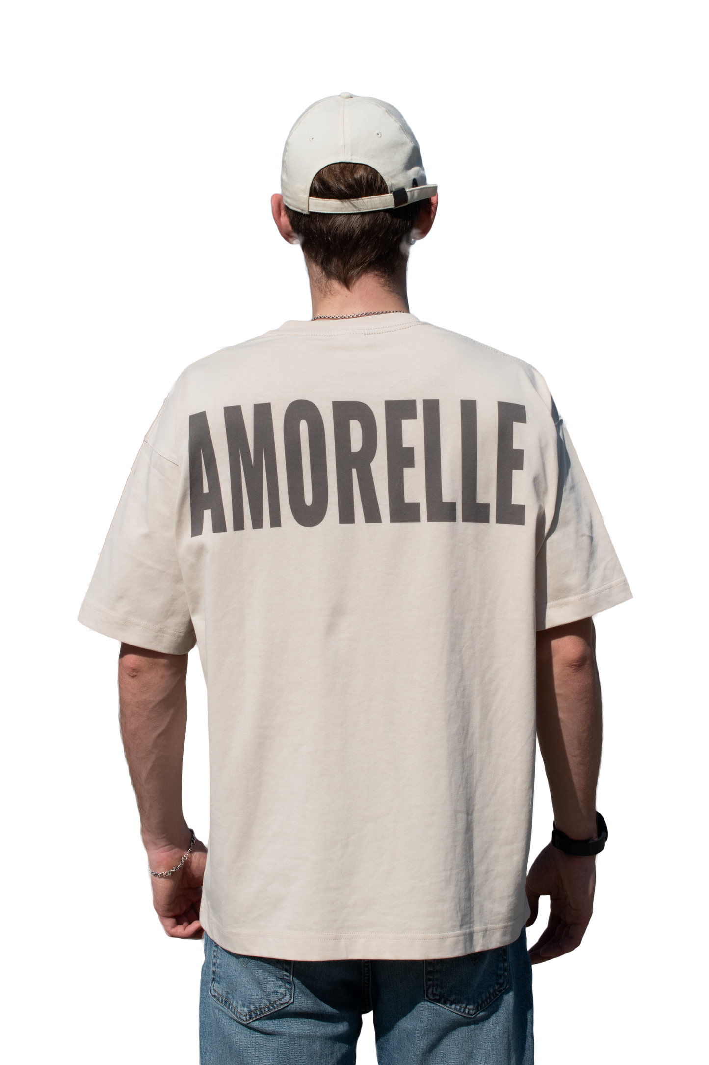 AMORELLE TSHIRT CREAM WHITE