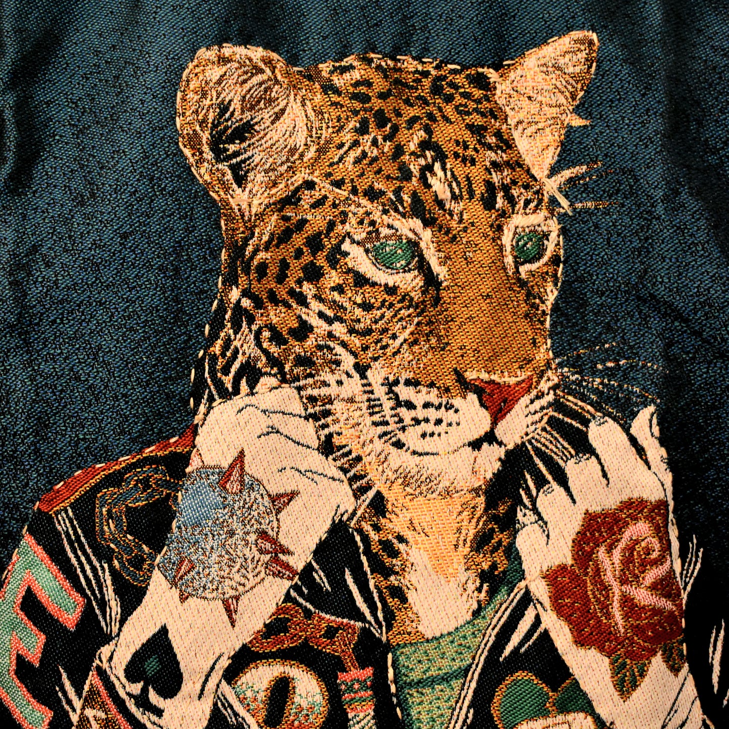 Tiger Fighter Denim Jacket - AMORELLE